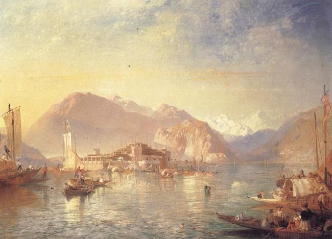 James Baker Pyne Isola Bella,Lago Maggiore